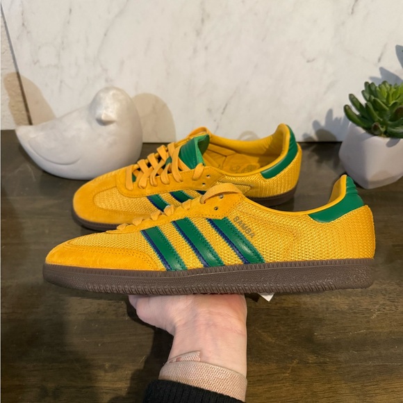 adidas Samba LT Preloved Yellow / Green / Gum - Picture 11 of 13